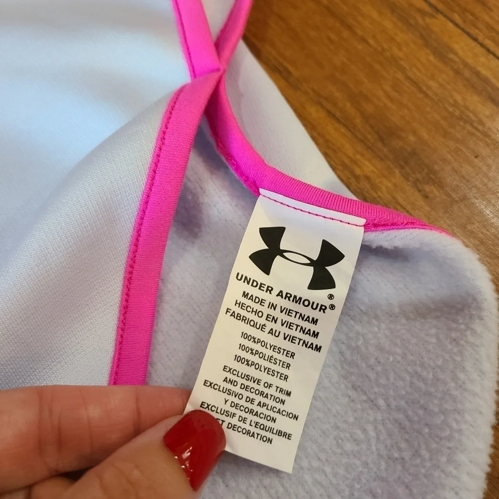 NEW Under Armour Girls Youth hoodie size 4 sweat shirt Poncho Style Cape Blue - Picture 5 of 7